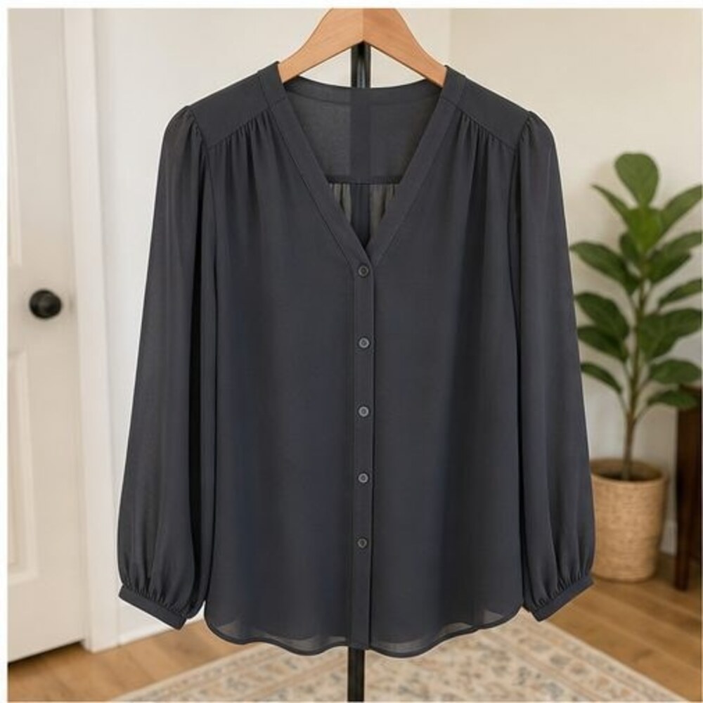 Charcoal Cami Blouse